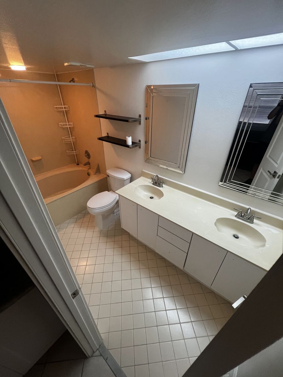 Bathroom before EHS renovation
