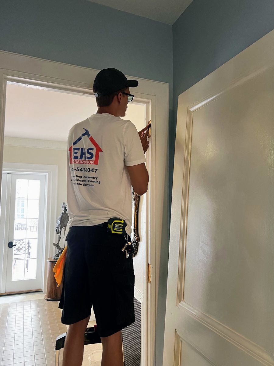 Interior painting and drywall work by EHS Construction